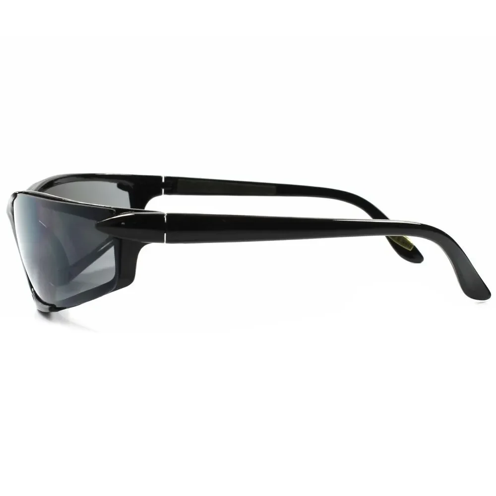 Biker Cycling Running Athletic Baseball Tactical Extreme Black Sport Sunglasses